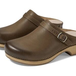 Dansko Berry Leather Clogs